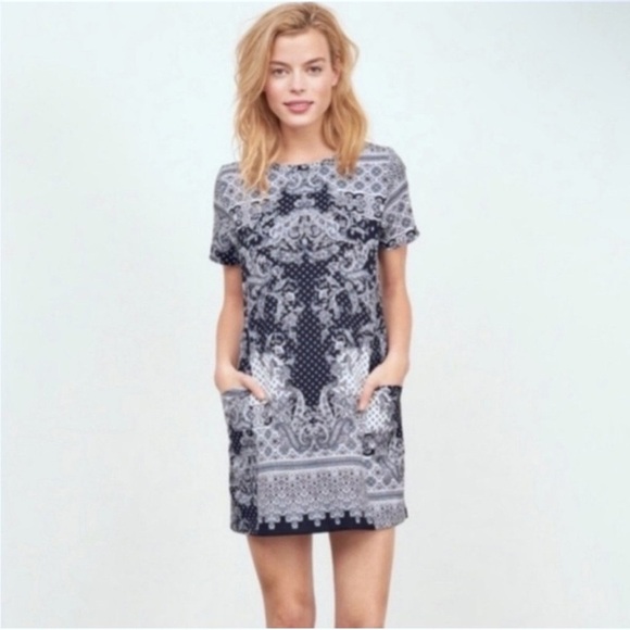 Abercrombie & Fitch Shift Paisley Dress Size S - Picture 5 of 5